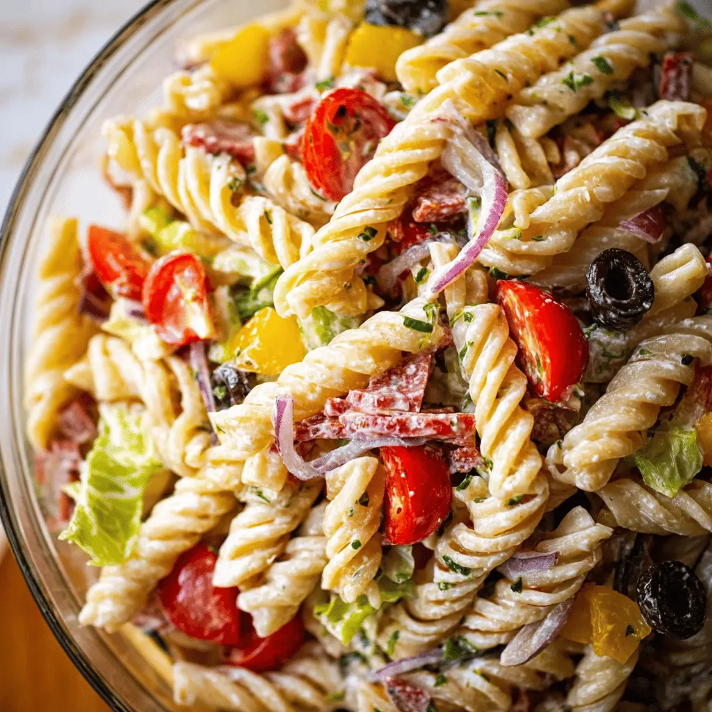 Italian Grinder Pasta Salad