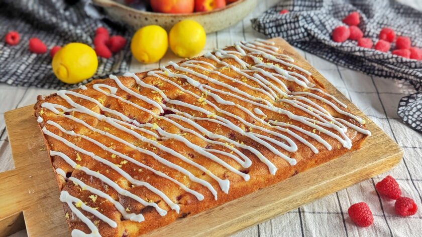 Gluten Free Raspberry & Lemon Drizzle